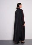 Scarlet Abaya  by Alizay Saad