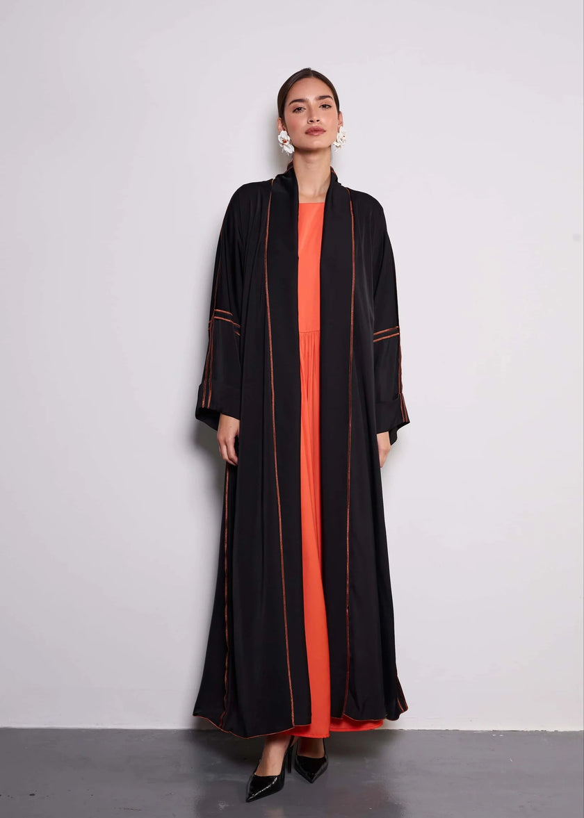 Tangerine Abaya  by Alizay Saad