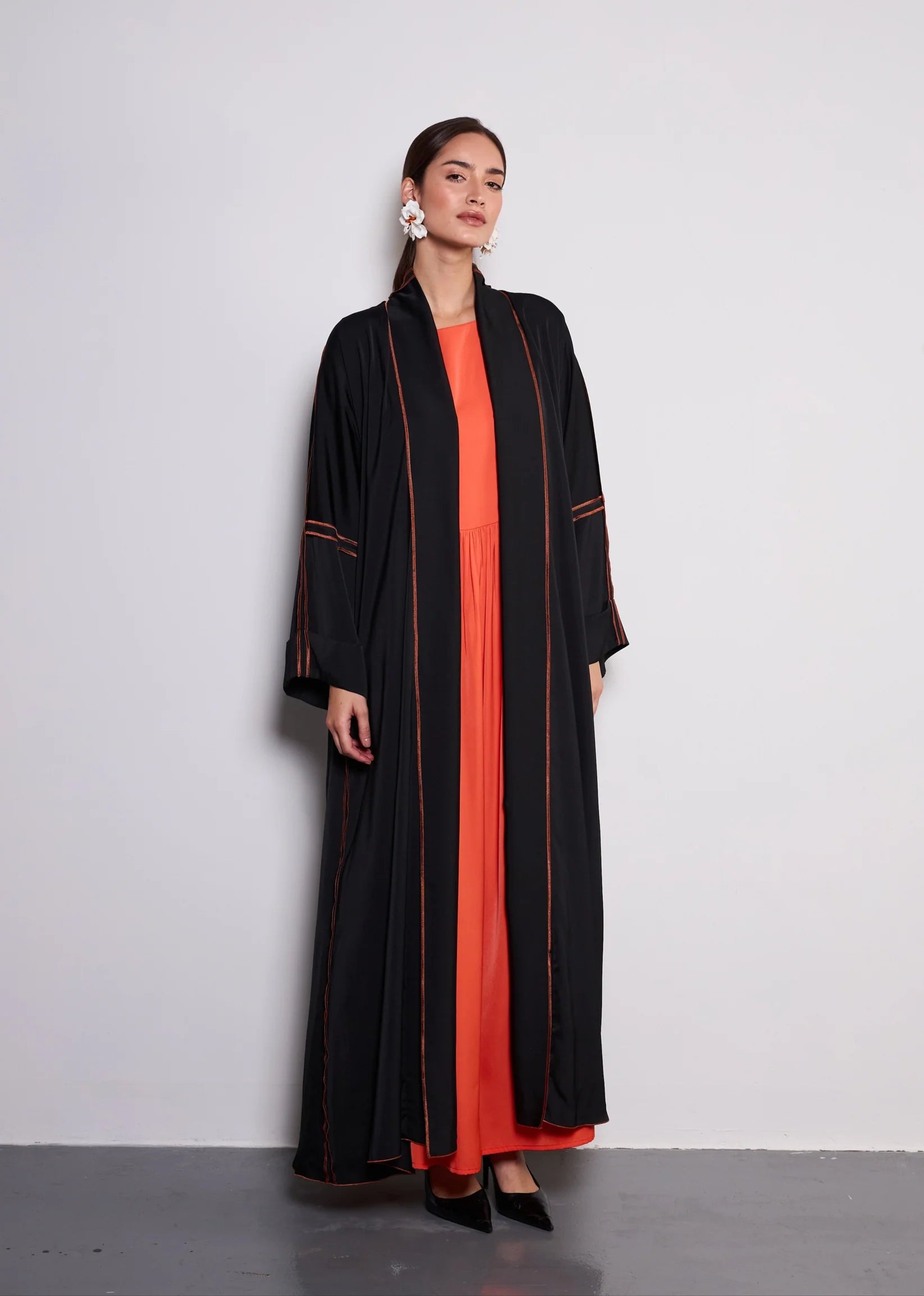 Tangerine Abaya  by Alizay Saad
