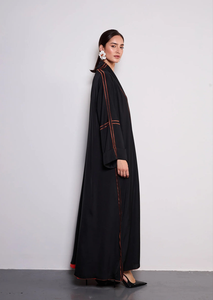 Tangerine Abaya  by Alizay Saad