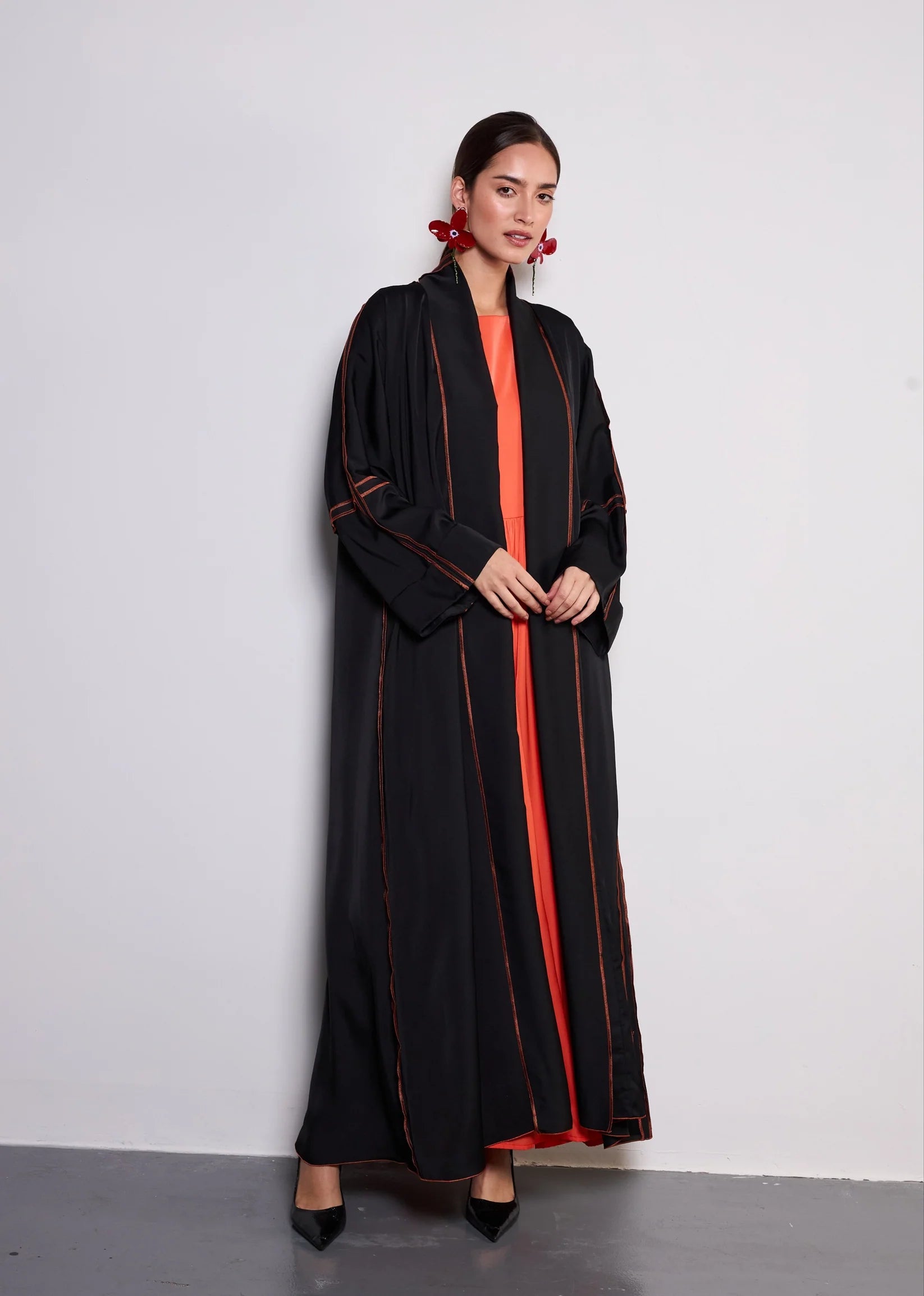 Tangerine Abaya  by Alizay Saad