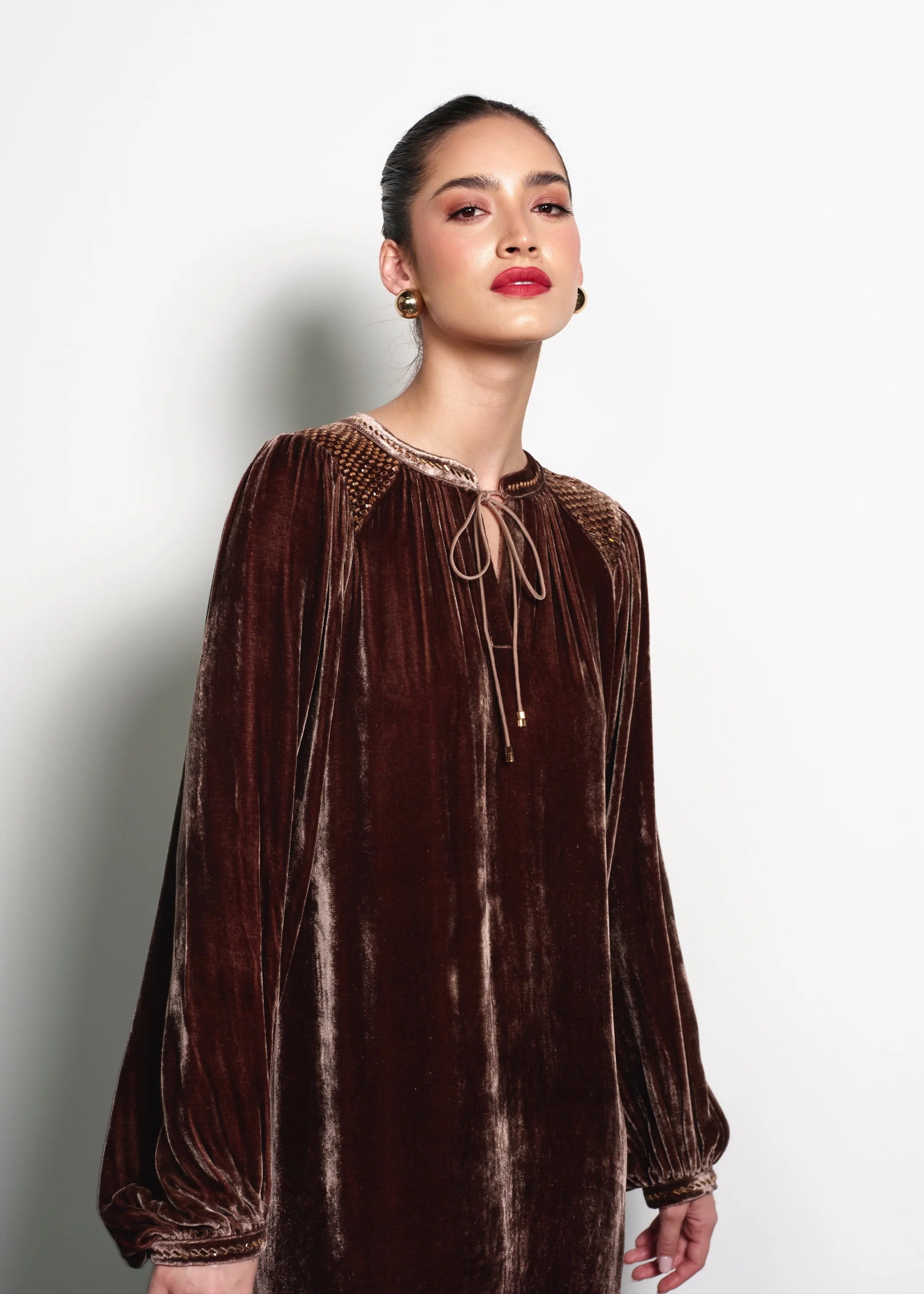 RANA VELVET DRESS 2026 EDIT'