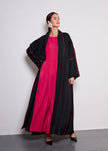 Fuschia Pink Abaya  by Alizay Saad