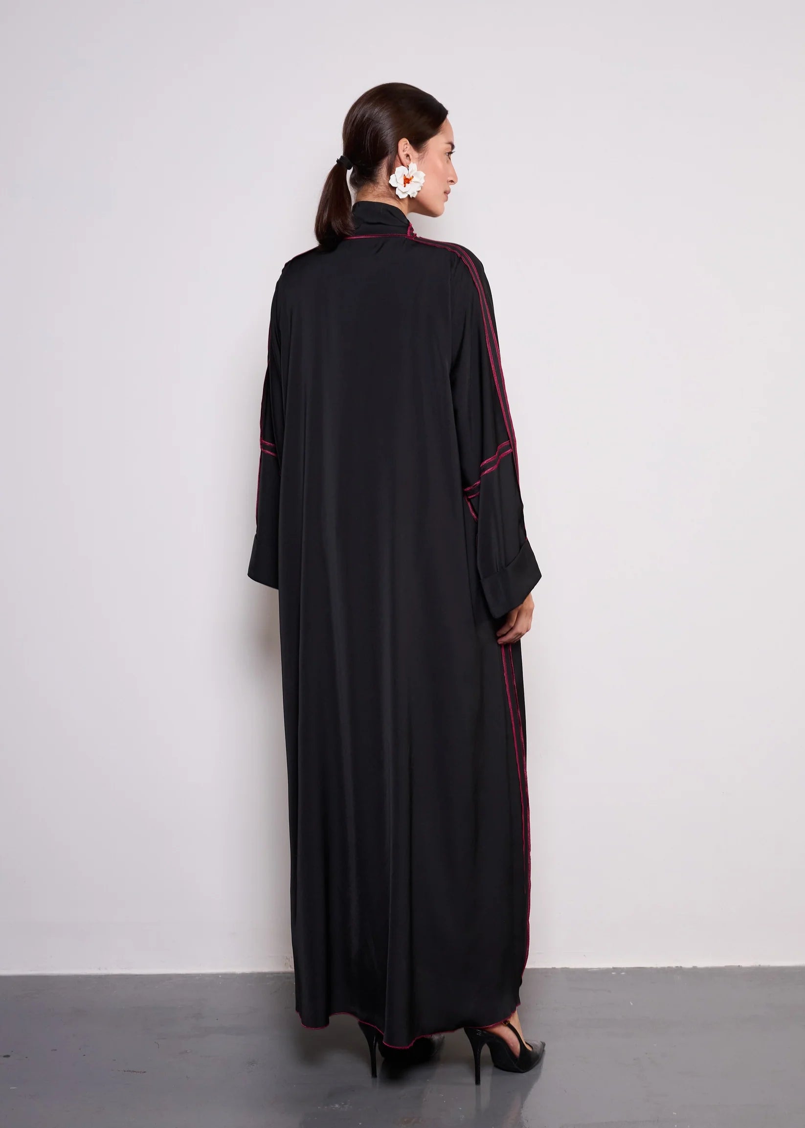 Fuschia Pink Abaya  by Alizay Saad