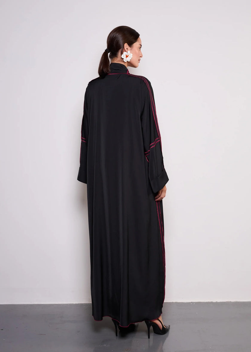 Fuschia Pink Abaya  by Alizay Saad