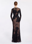 NOIR FLEUR BEADED GOWN — ALIZAY SAAD | 2026 EDITION