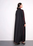 Scarlet Abaya by Alizay Saad