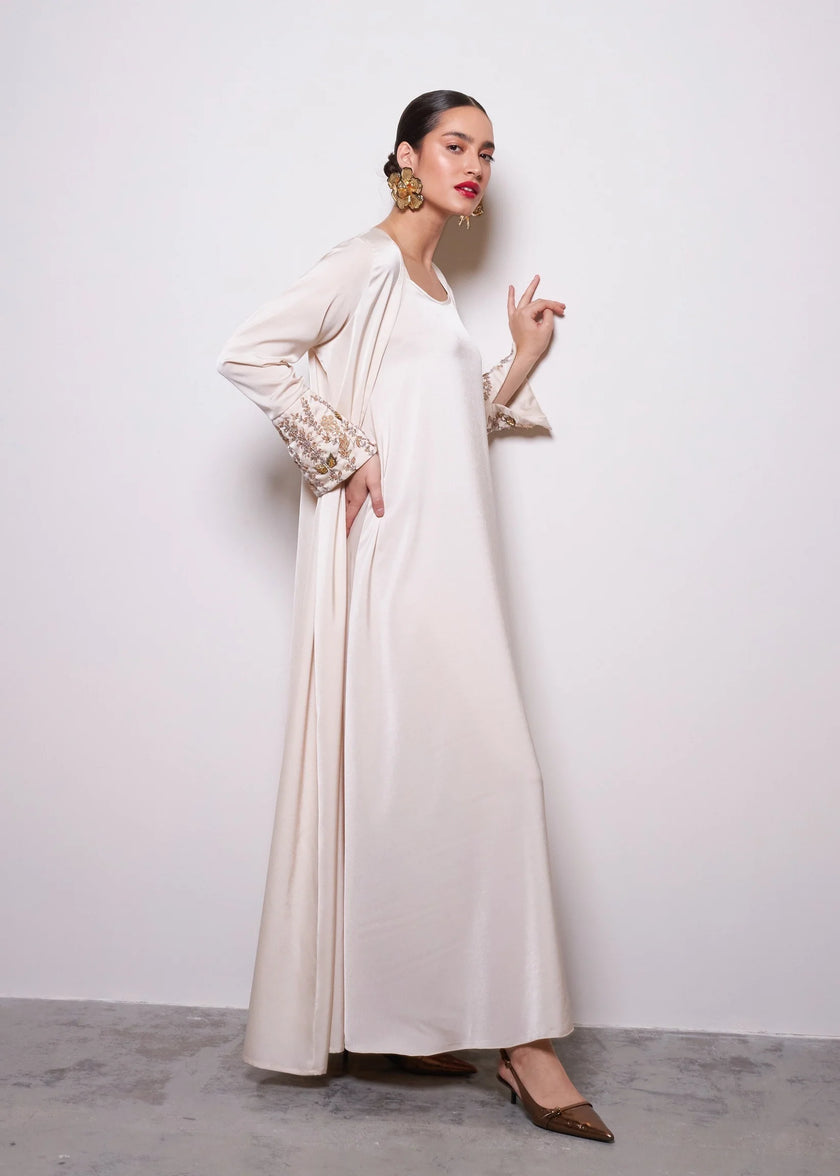 Pearl Mirage Abaya by Alizay Saad