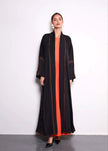 Tangerine Abaya by Alizay Saad