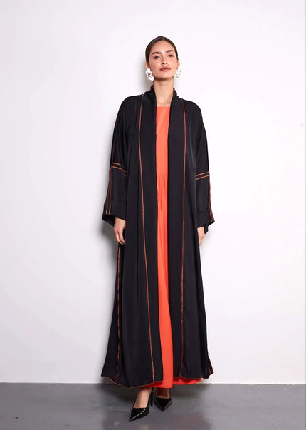 Tangerine Abaya by Alizay Saad