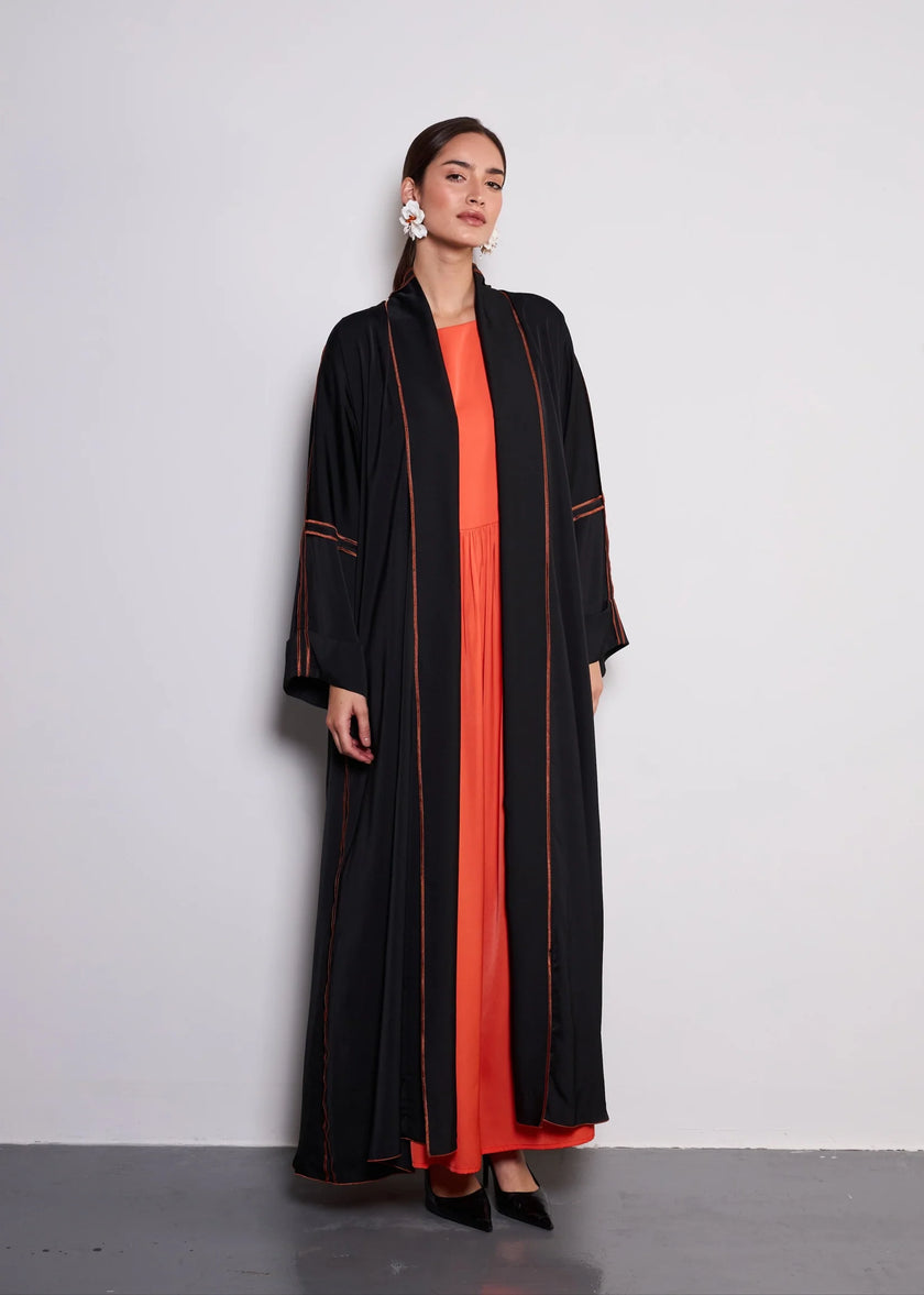 Tangerine Abaya  by Alizay Saad