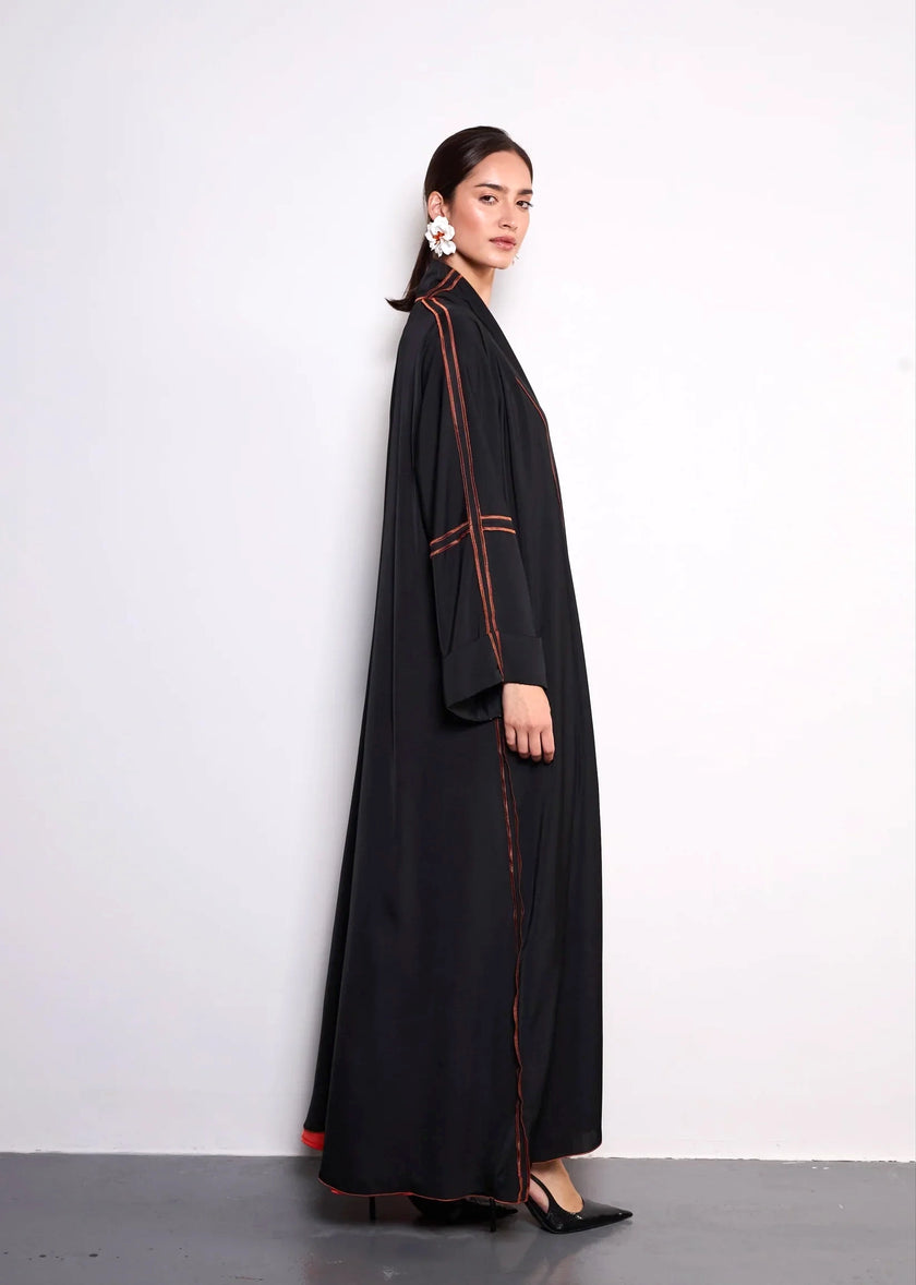 Tangerine Abaya by Alizay Saad