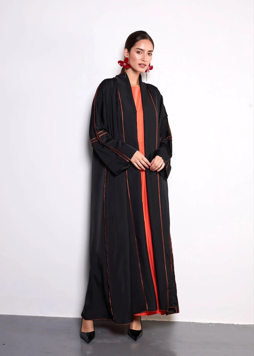 Tangerine Abaya by Alizay Saad