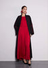 Scarlet Abaya  by Alizay Saad