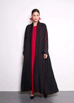 Scarlet Abaya by Alizay Saad
