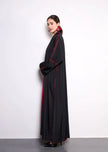 Scarlet Abaya by Alizay Saad