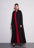Scarlet Abaya  by Alizay Saad