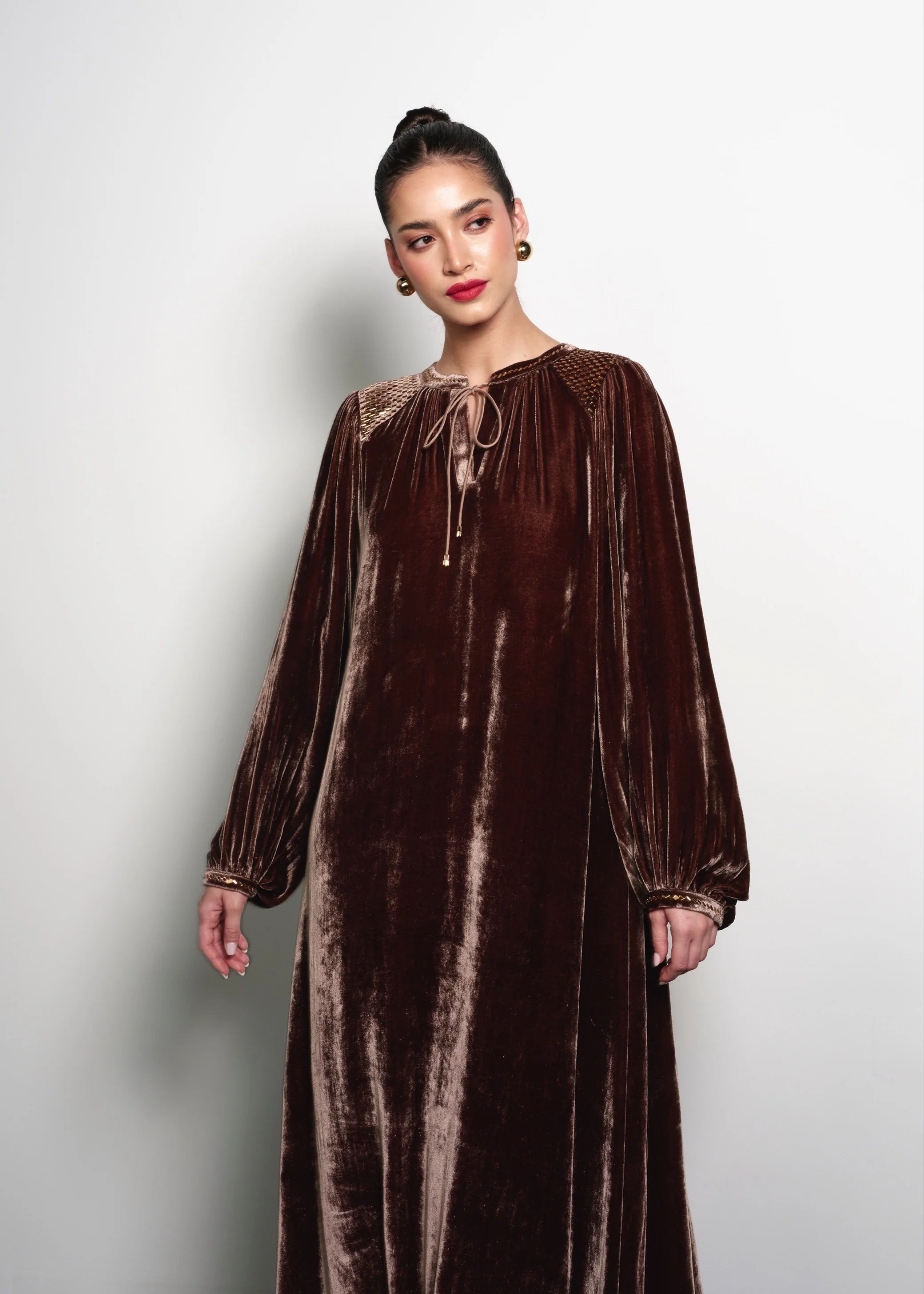 RANA VELVET DRESS 2026 EDIT'
