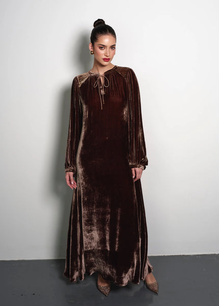 RANA VELVET DRESS 2026 EDIT'