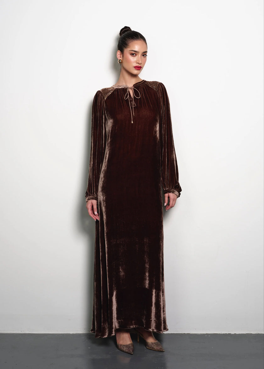 RANA VELVET DRESS 2026 EDIT'