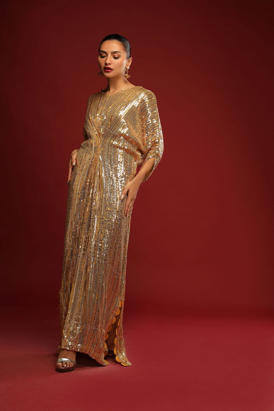 Malikat Al-Azhar Kaftan by Alizay Saad