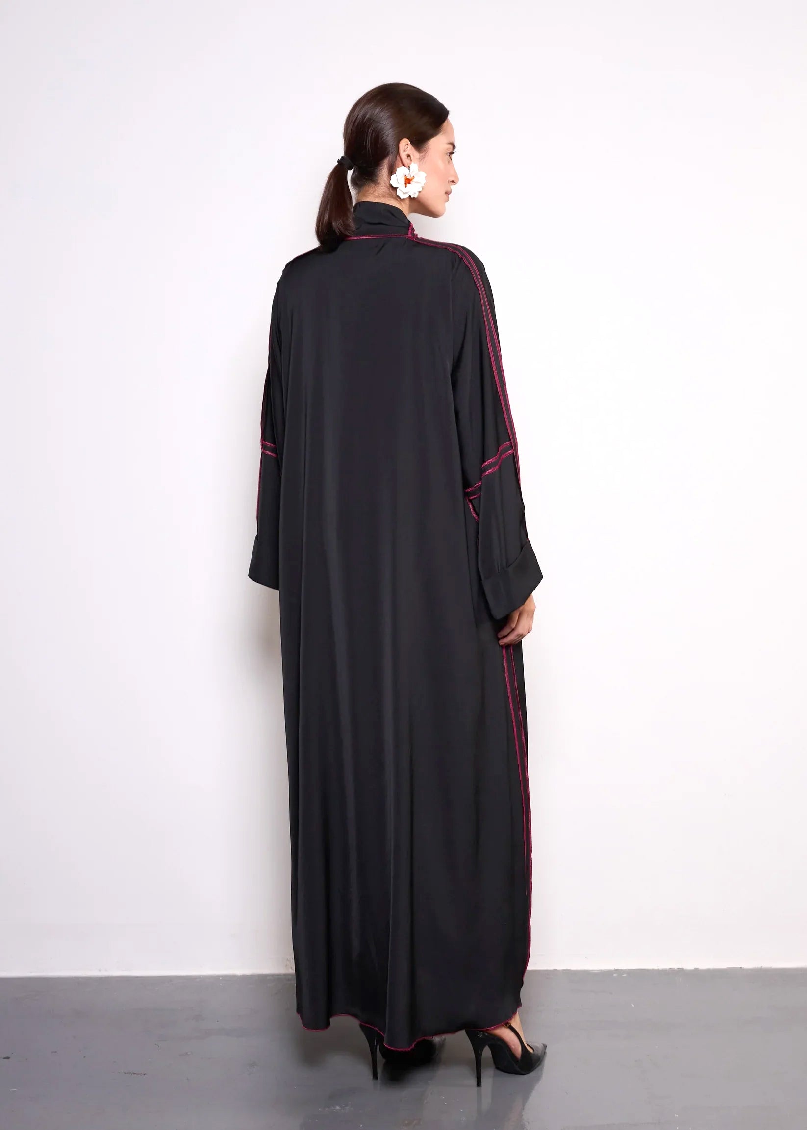 Fuschia Pink Abaya  by Alizay Saad