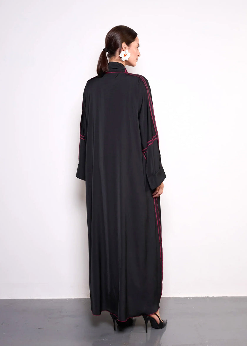 Fuschia Pink Abaya  by Alizay Saad